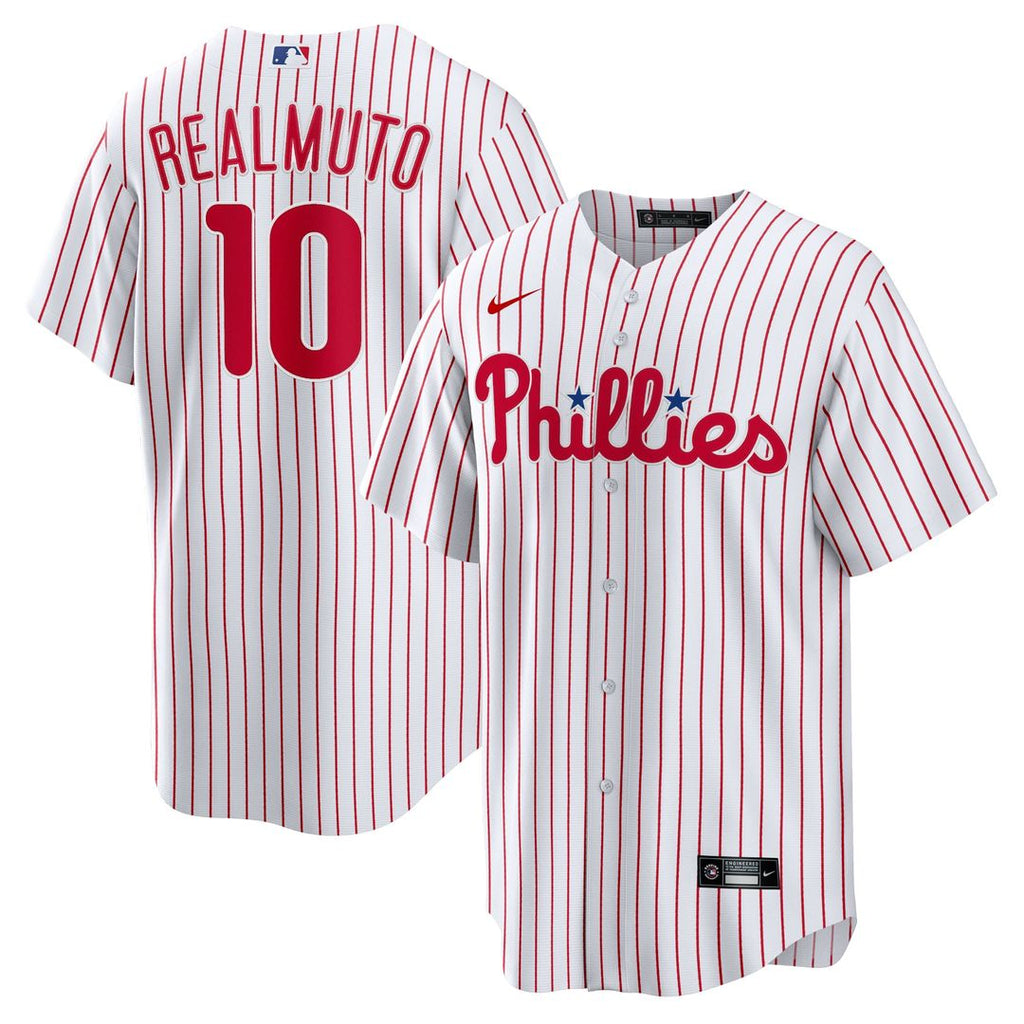 Philadelphia Phillies Nike White Replica MLB baseball jersey
