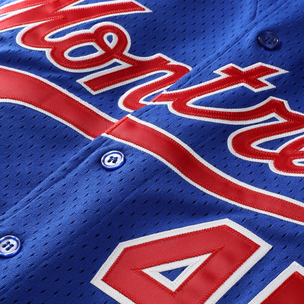 Montreal Expos Mitchell & Ness Blue Baseball Jersey