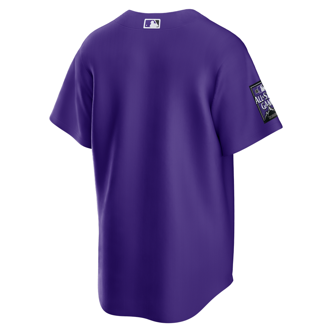Colorado Rockies Nike Purple Replica Baseball Jersey