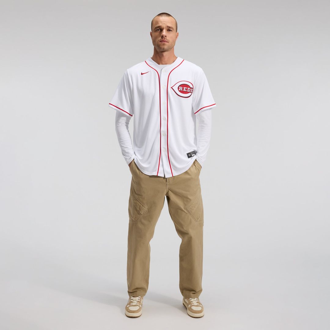 Cincinnati Reds Nike White Replica Baseball Jersey