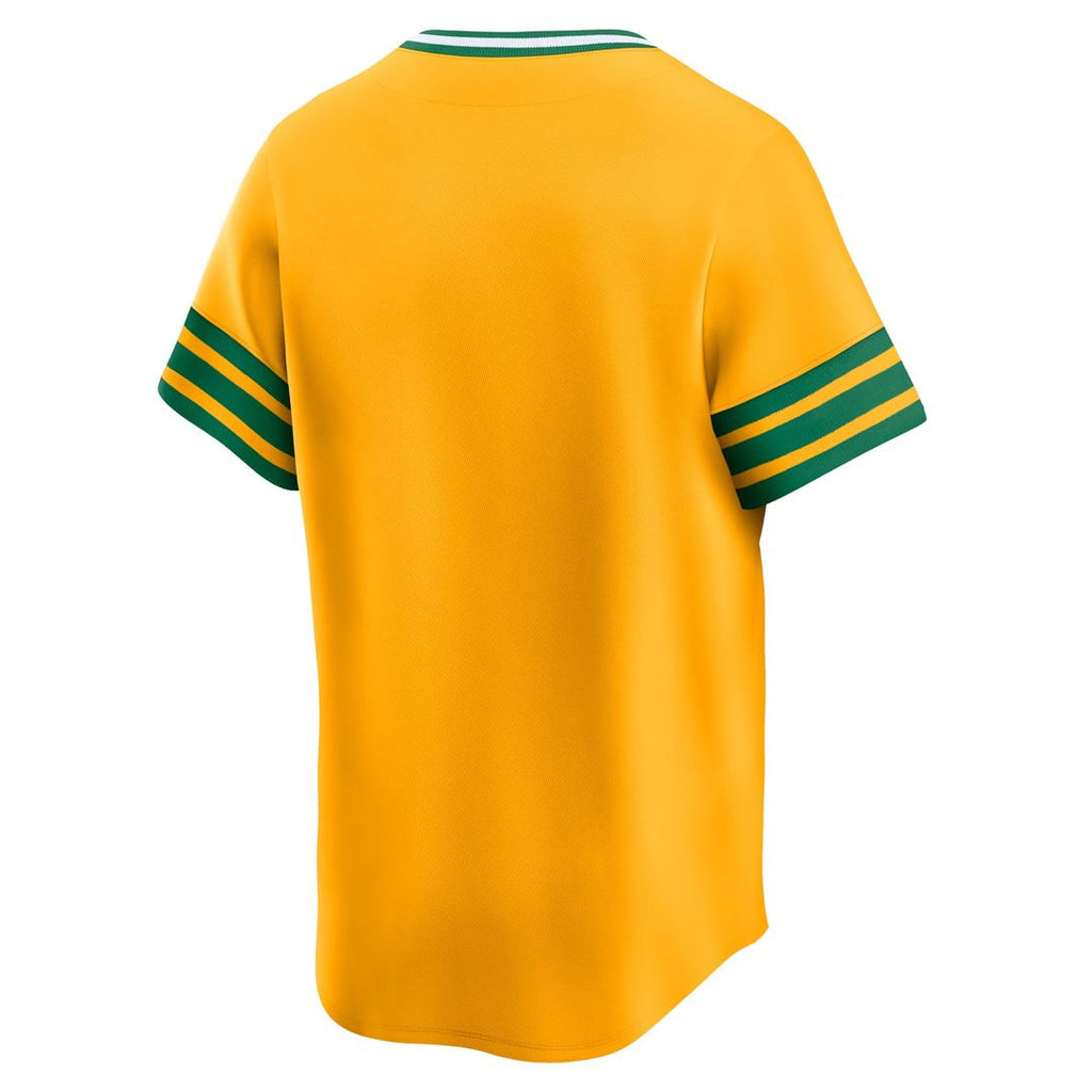 Athletics Nike Gold Baseball Jersey