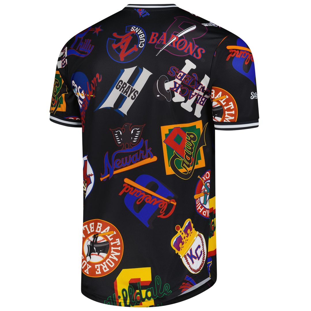 Negro League Baseball Merchandise Stitches Black Replica Baseball Jersey