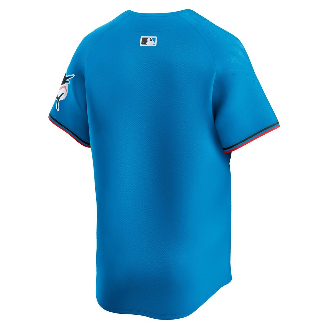 Miami Marlins Nike Blue Authentic Baseball Jersey