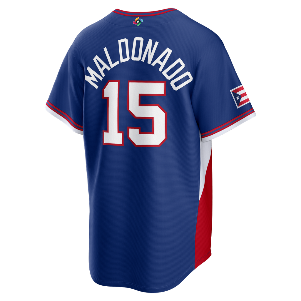 Puerto Rico Baseball Nike Royal Baseball Jersey