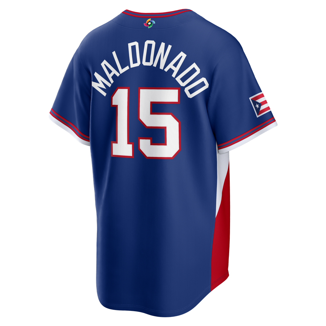 Puerto Rico Baseball Nike Royal Baseball Jersey