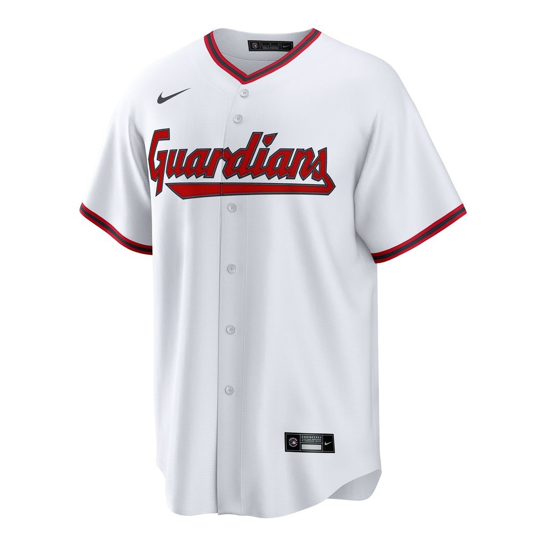 Cleveland Guardians Nike White Replica Baseball Jersey