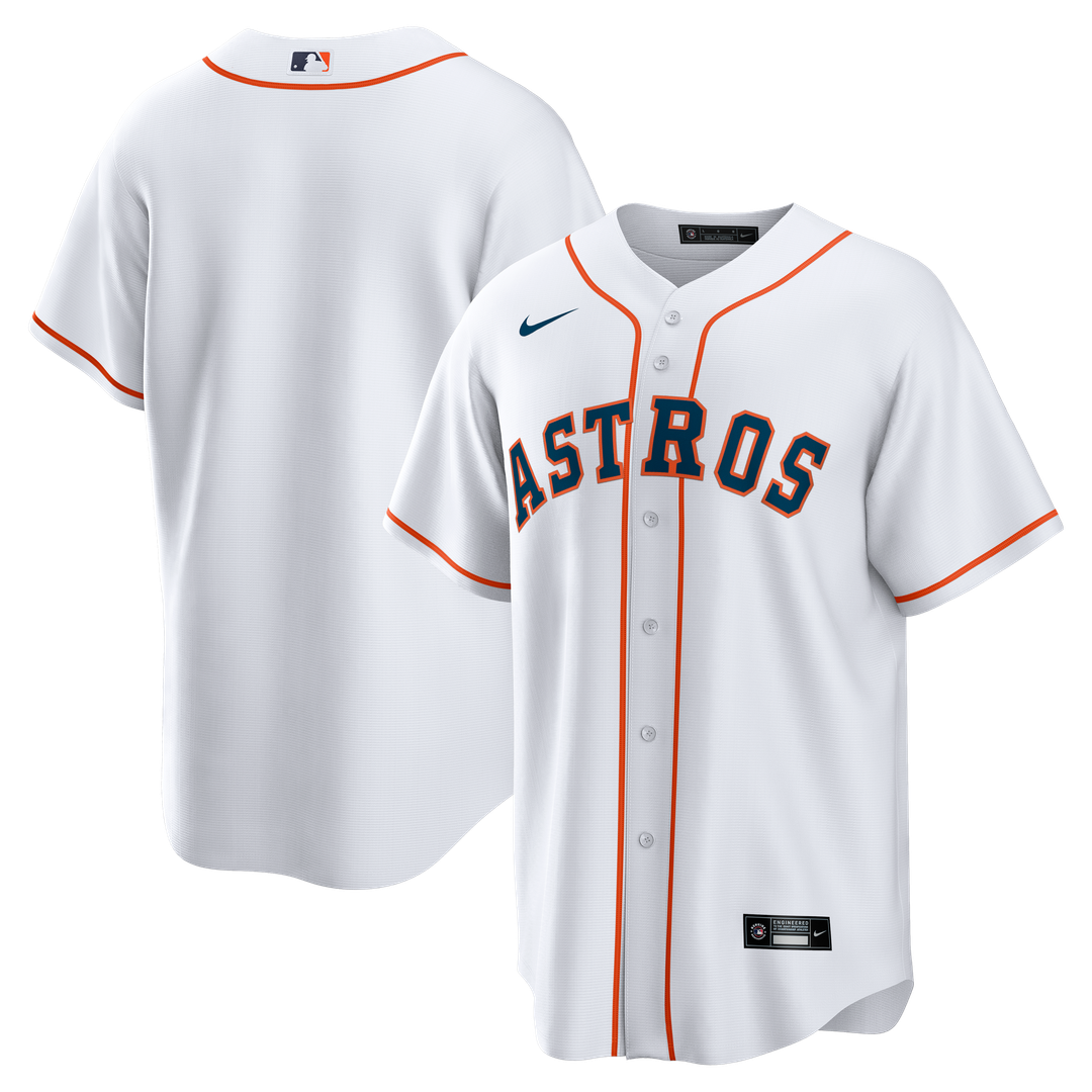 Houston Astros Nike White Replica MLB baseball jersey