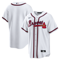 Atlanta Braves Nike White Replica MLB baseball jersey
