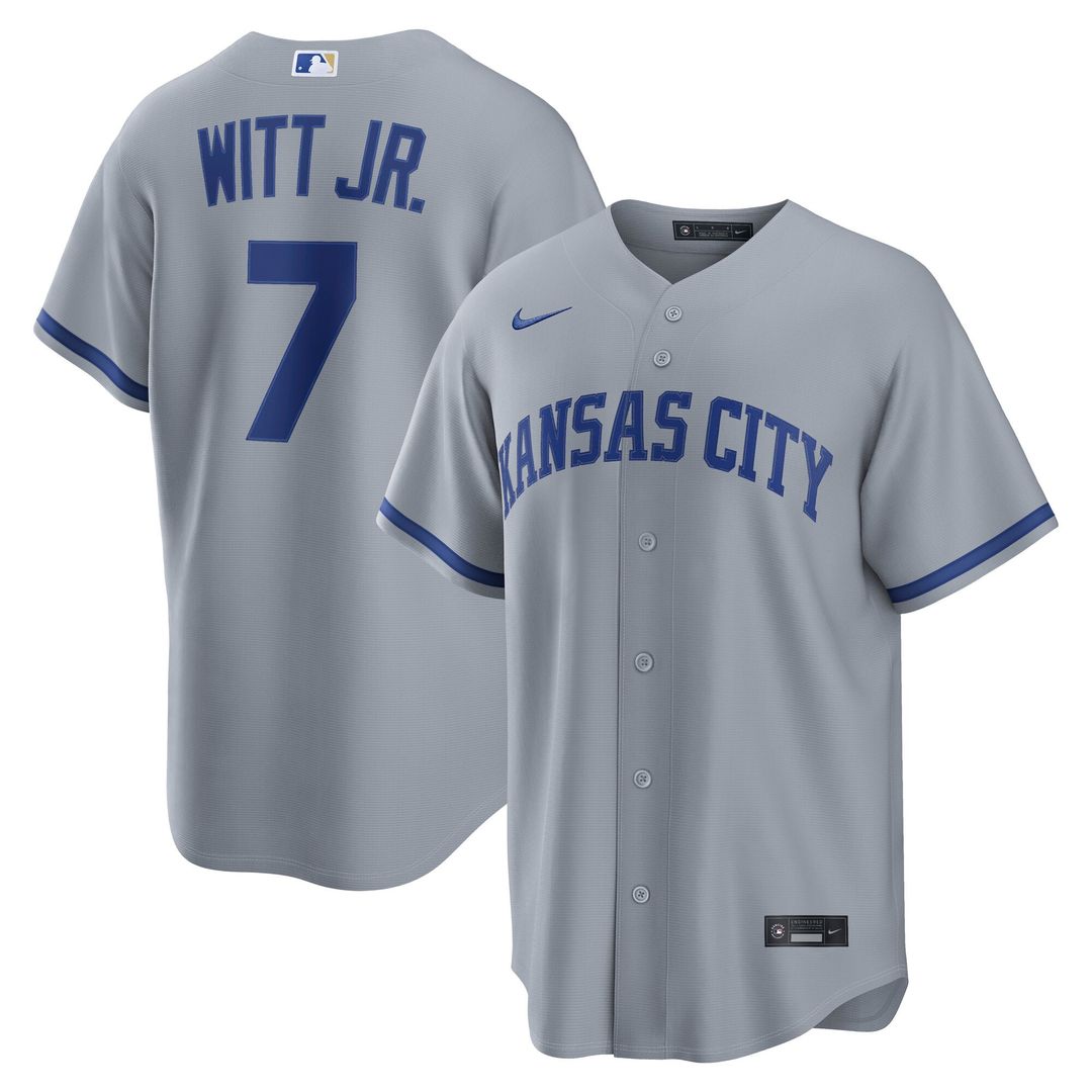 Kansas City Royals Nike Blue Replica Baseball Jersey