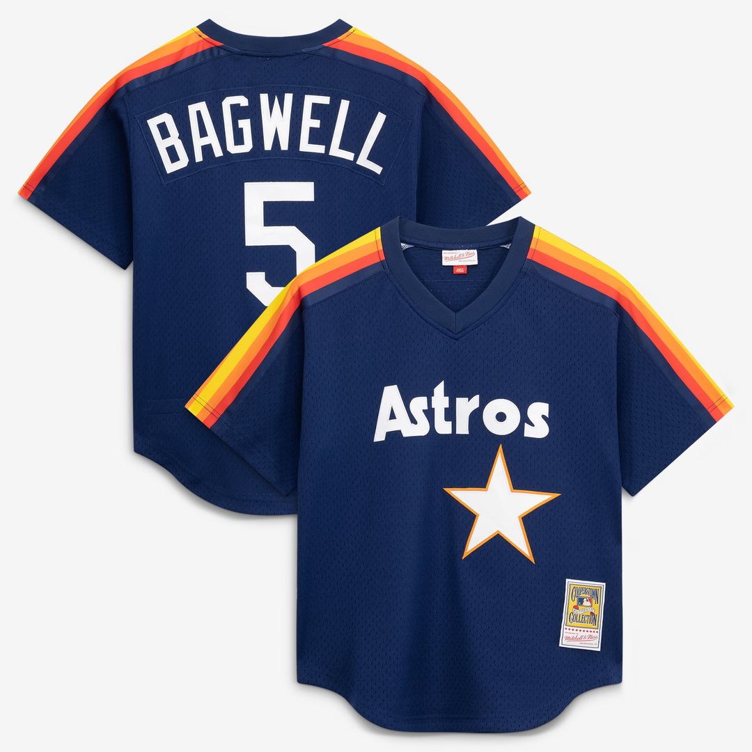 Houston Astros Mitchell & Ness Navy Authentic MLB baseball jersey
