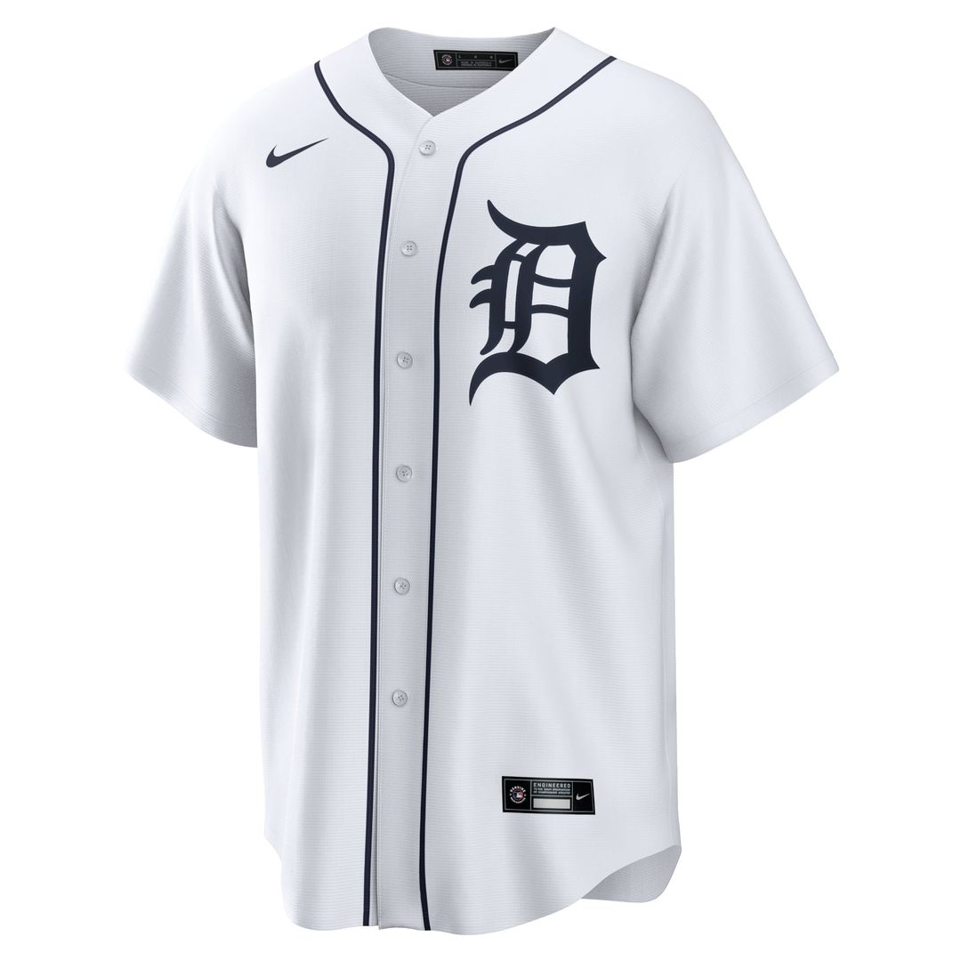 Detroit Tigers Nike White Replica Baseball Jersey