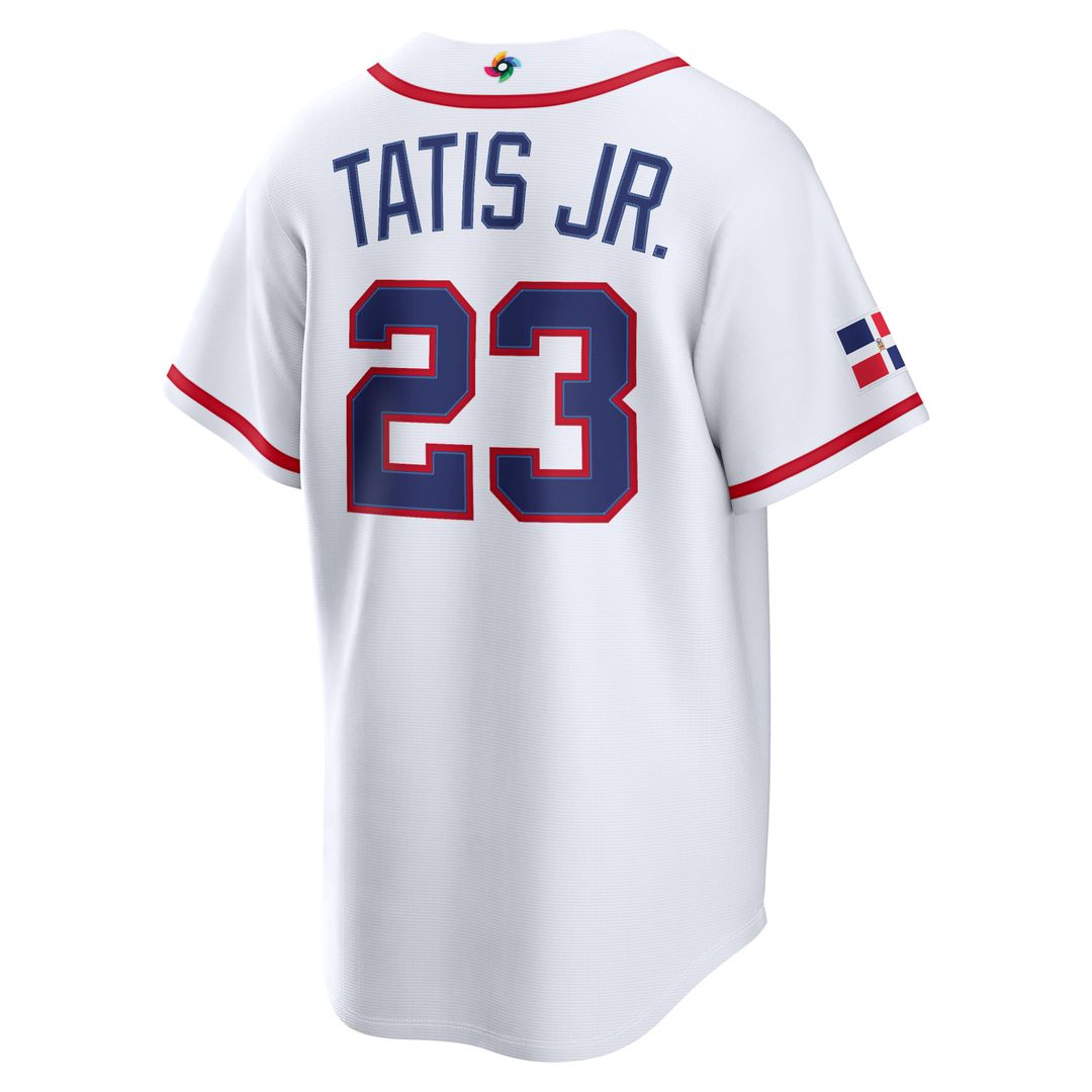 Dominican Republic Baseball Nike White Baseball Jersey