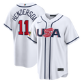 USA Baseball Nike White MLB baseball jersey
