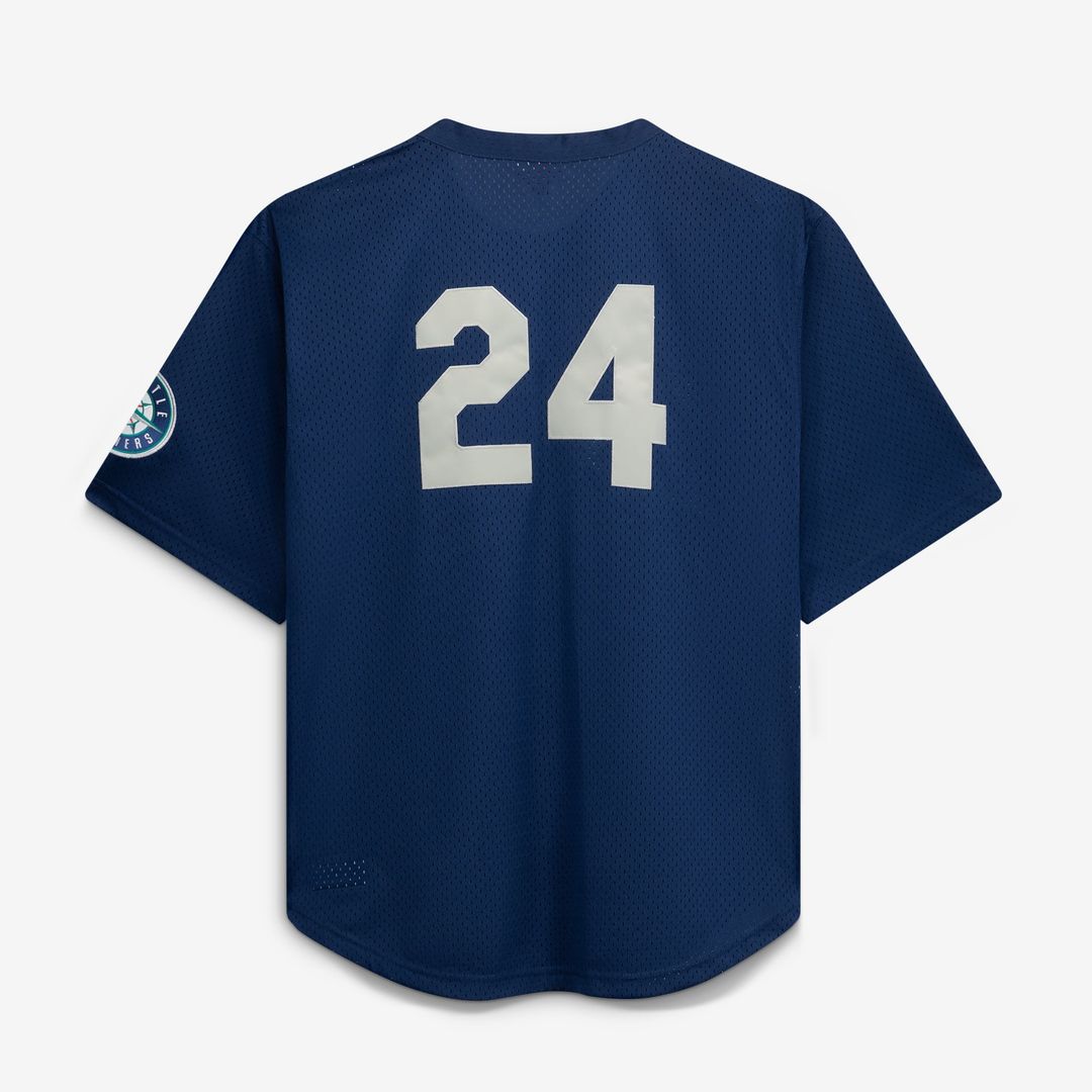 Seattle Mariners Mitchell & Ness Navy Authentic Baseball Jersey