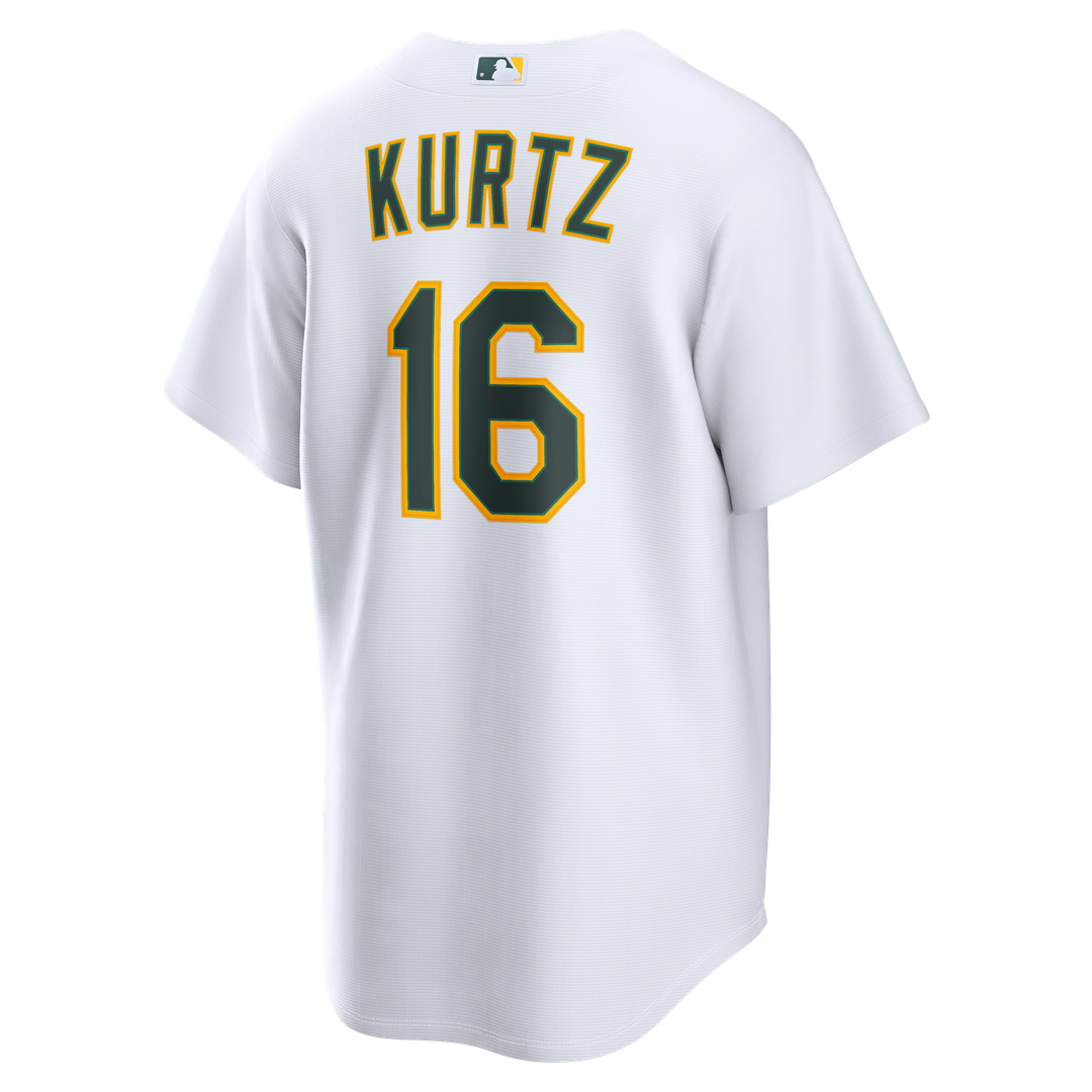 Athletics Nike White Replica Baseball Jersey