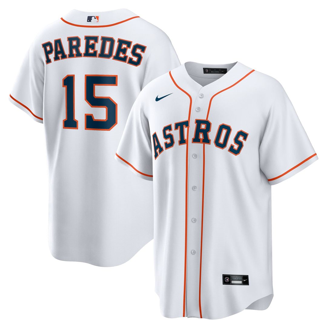Houston Astros Nike White Replica MLB baseball jersey