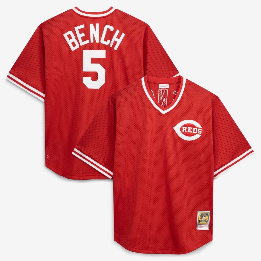 Cincinnati Reds Mitchell & Ness Red Authentic MLB baseball jersey