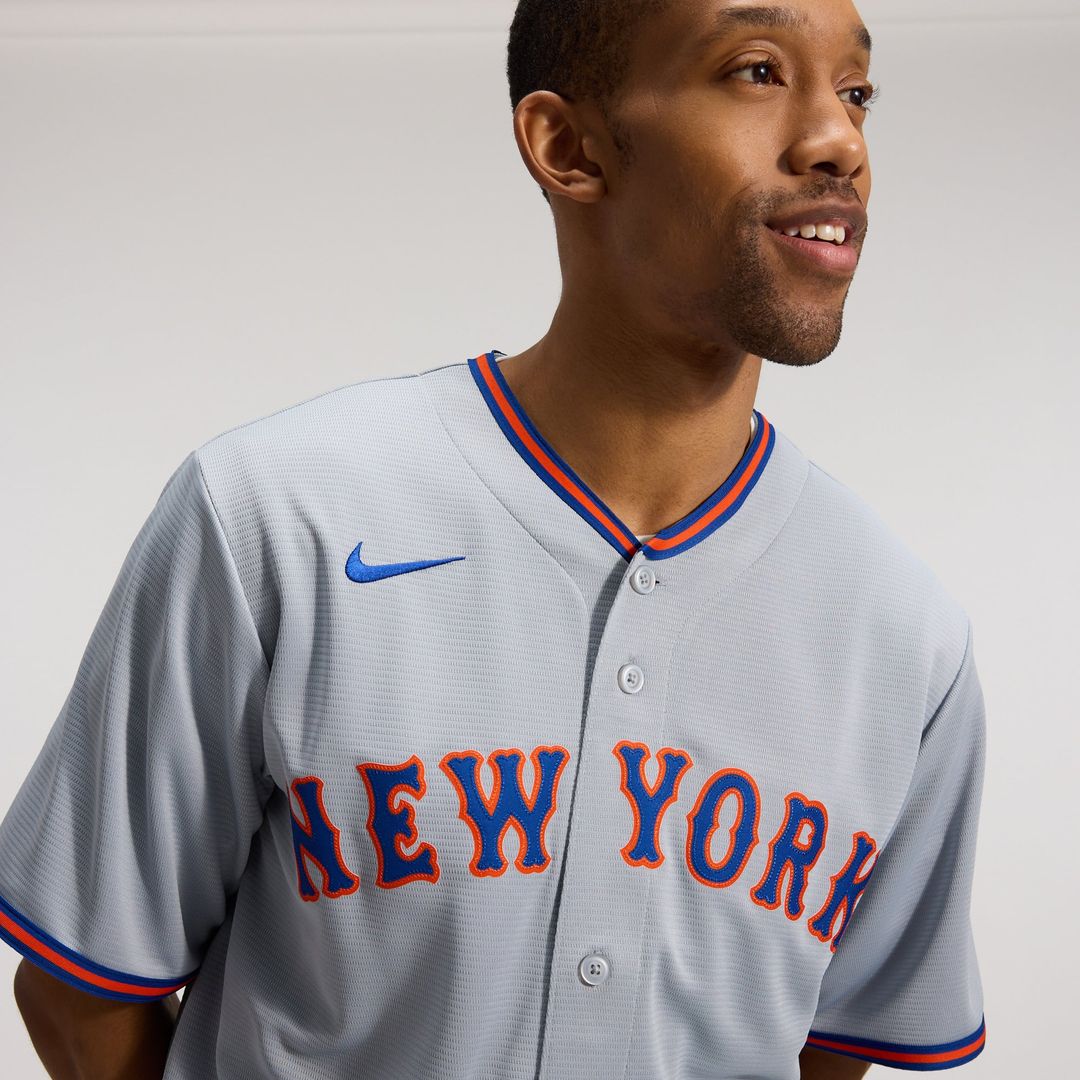 New York Mets Nike Gray Replica Baseball Jersey