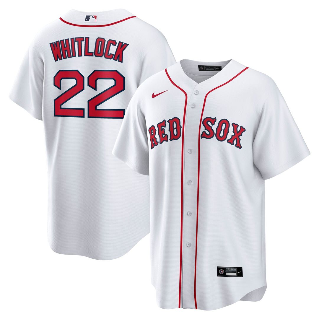 Boston Red Sox Nike White Replica MLB baseball jersey
