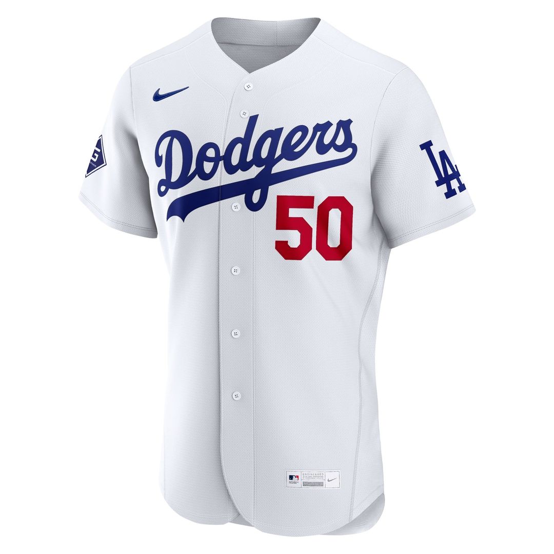 Los Angeles Dodgers Nike White Authentic Baseball Jersey