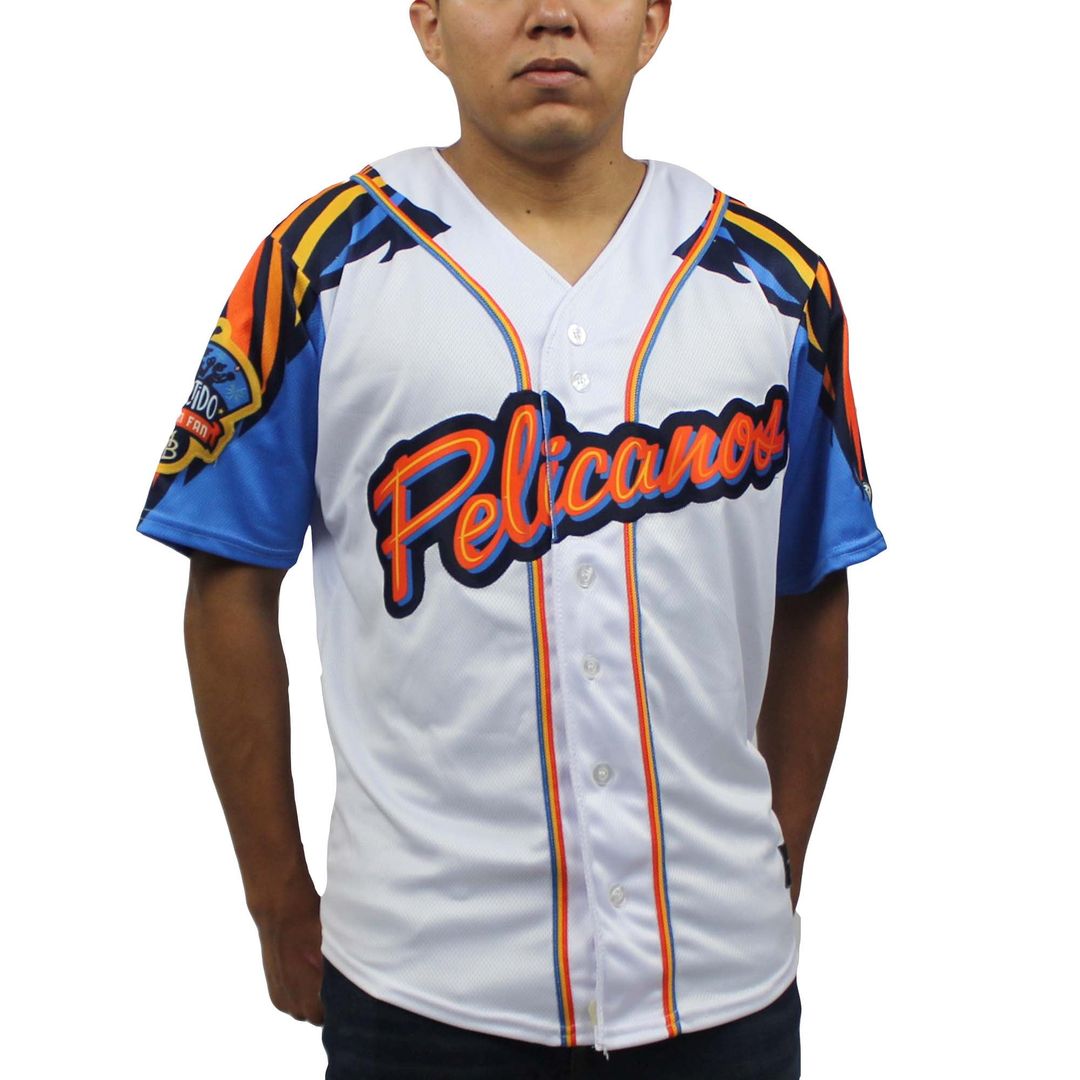 Myrtle Beach Pelicans White Replica MLB baseball jersey