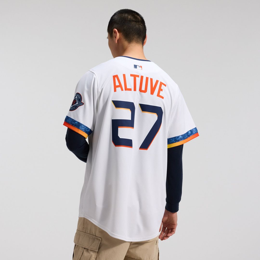 Houston Astros Nike White Baseball Jersey