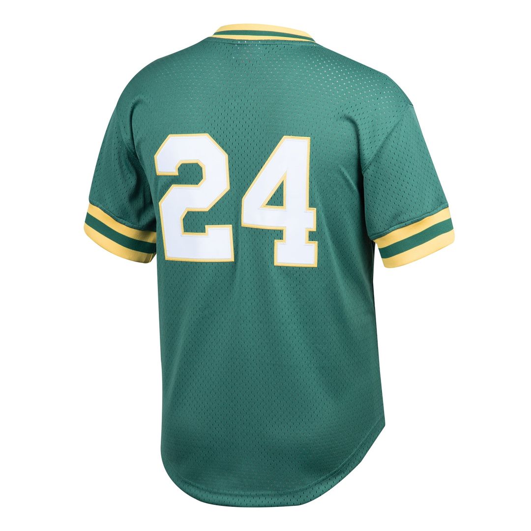 Athletics Mitchell & Ness Green Authentic Baseball Jersey