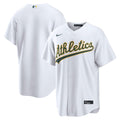 Athletics Nike White Replica MLB baseball jersey