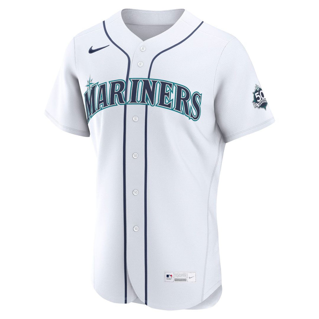Seattle Mariners Nike White Authentic Baseball Jersey