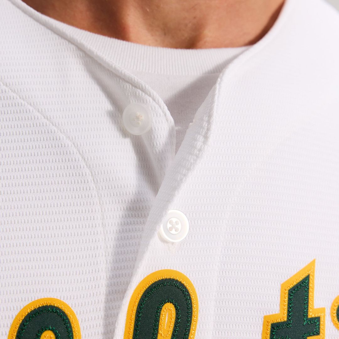 Athletics Nike White Replica Baseball Jersey