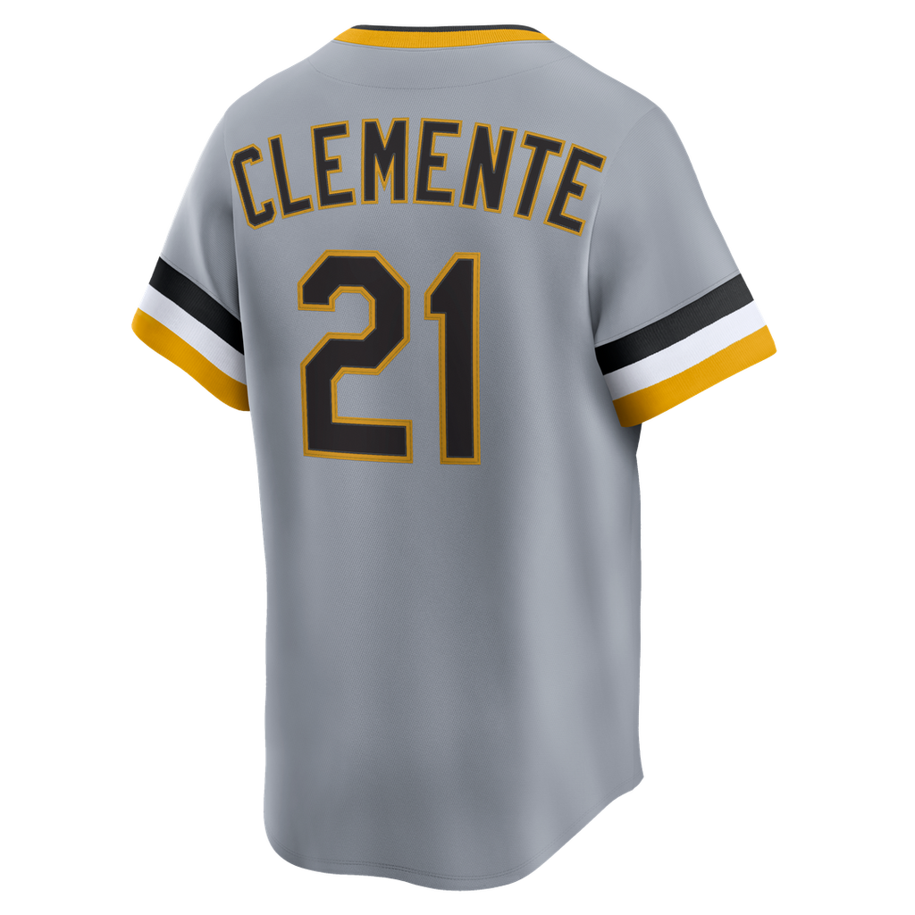 Pittsburgh Pirates Nike Gray Baseball Jersey