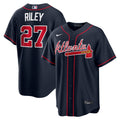 Atlanta Braves Nike Navy Replica Baseball Jersey