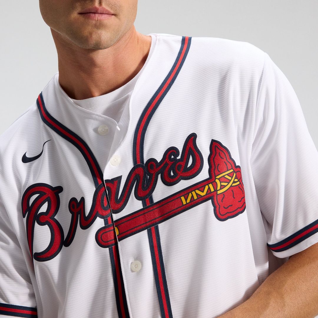 Atlanta Braves Nike White Replica Baseball Jersey