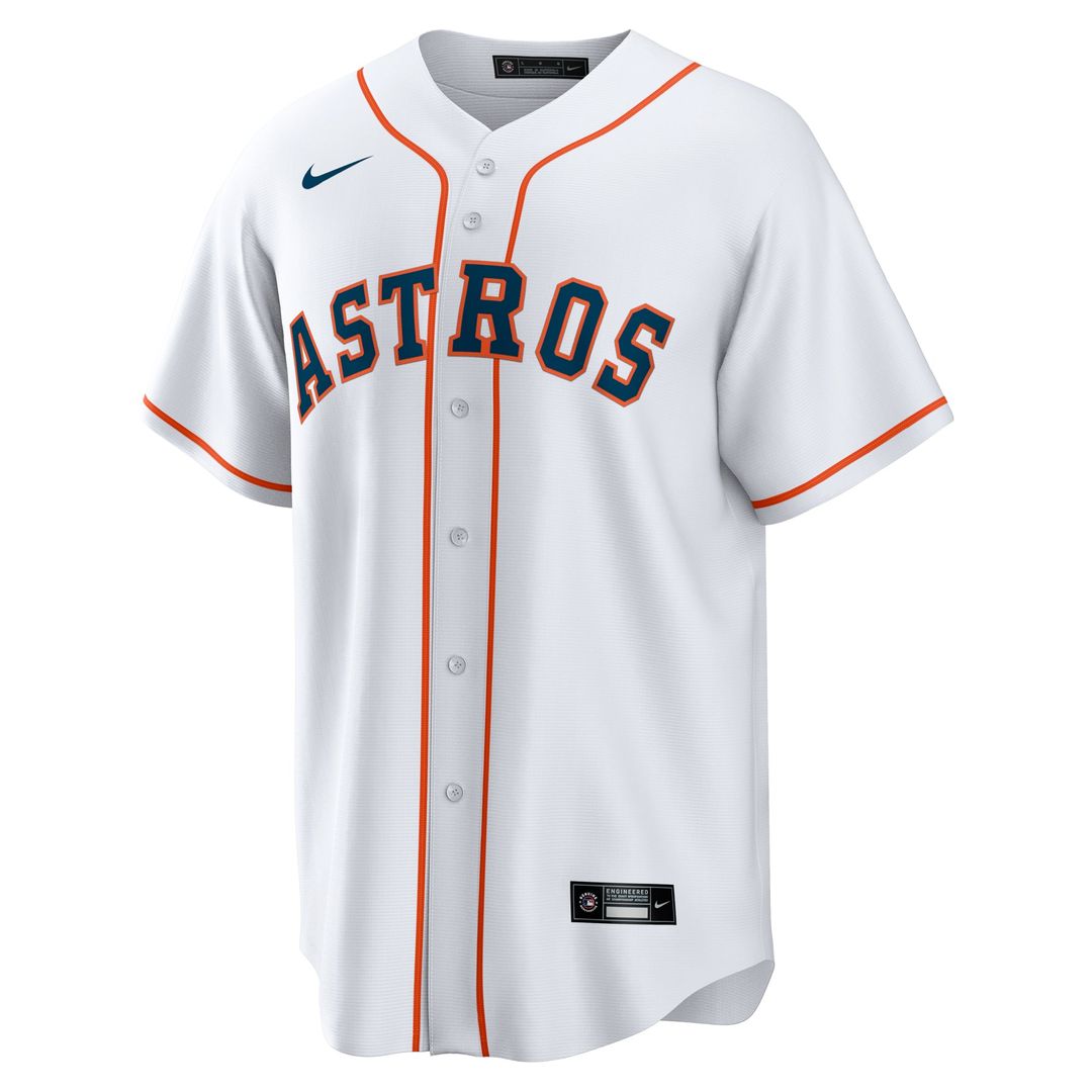 Houston Astros Nike White Replica Baseball Jersey