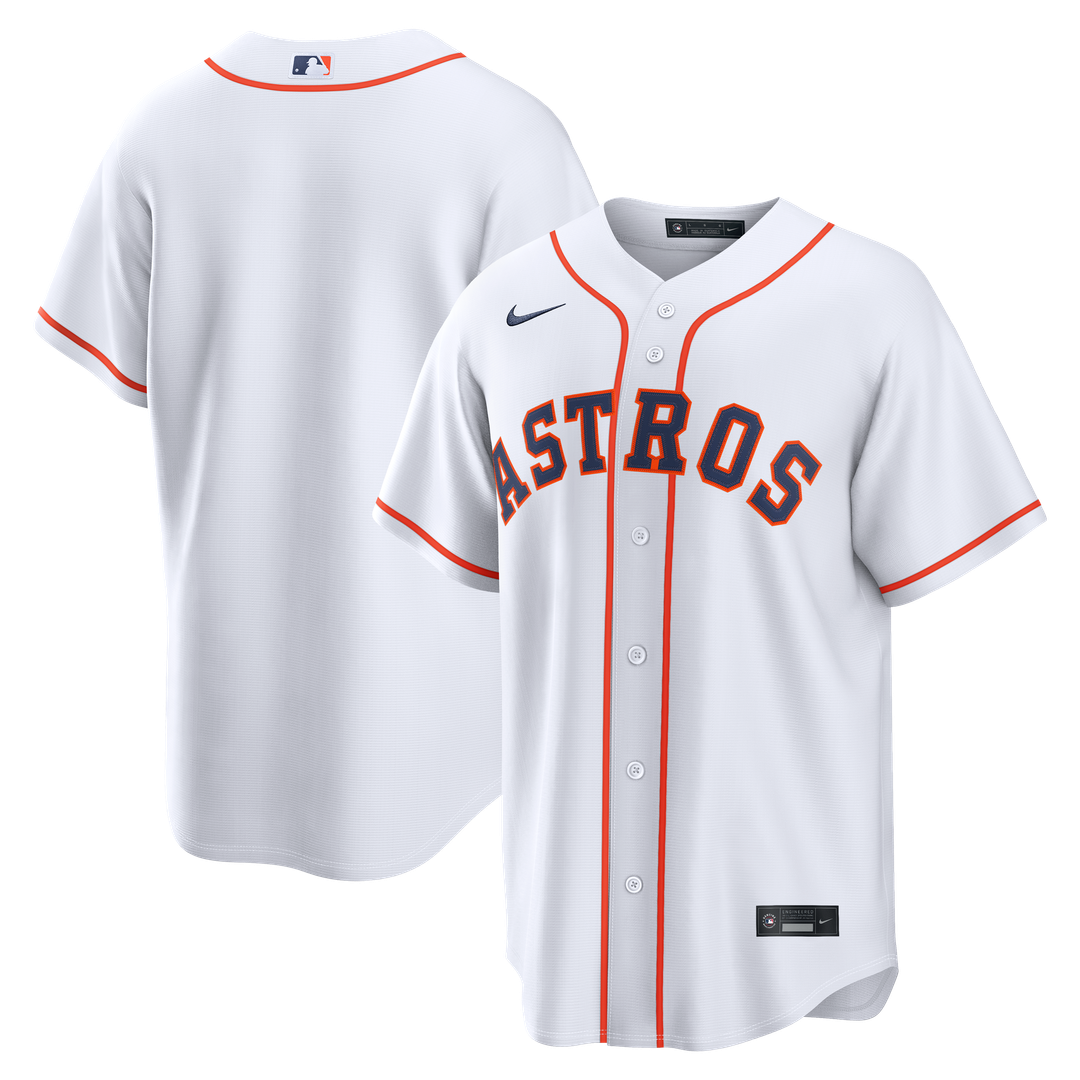 Houston Astros Nike White Replica MLB baseball jersey