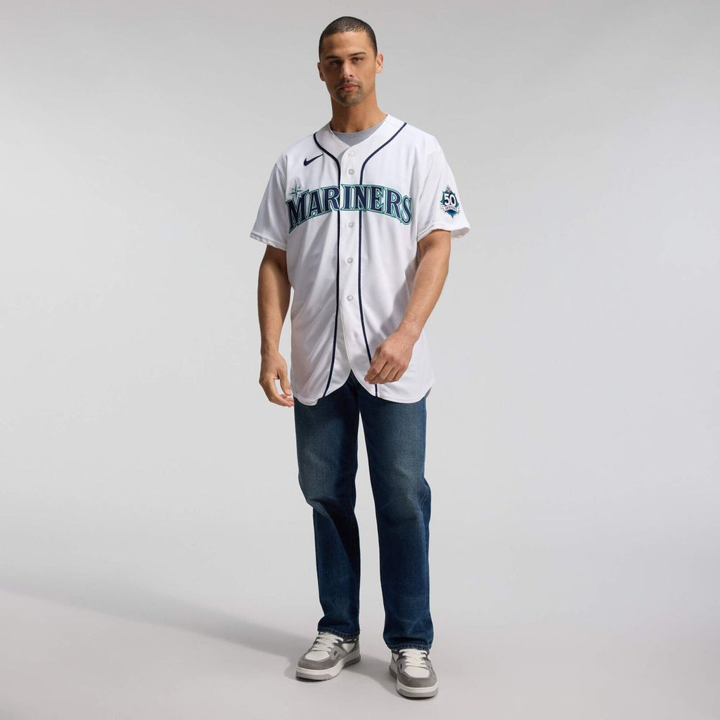 Seattle Mariners Nike White Authentic Baseball Jersey
