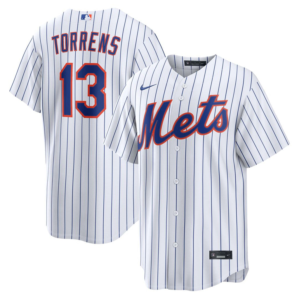 New York Mets Nike White Replica MLB baseball jersey