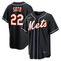 New York Mets Nike Black Replica MLB baseball jersey