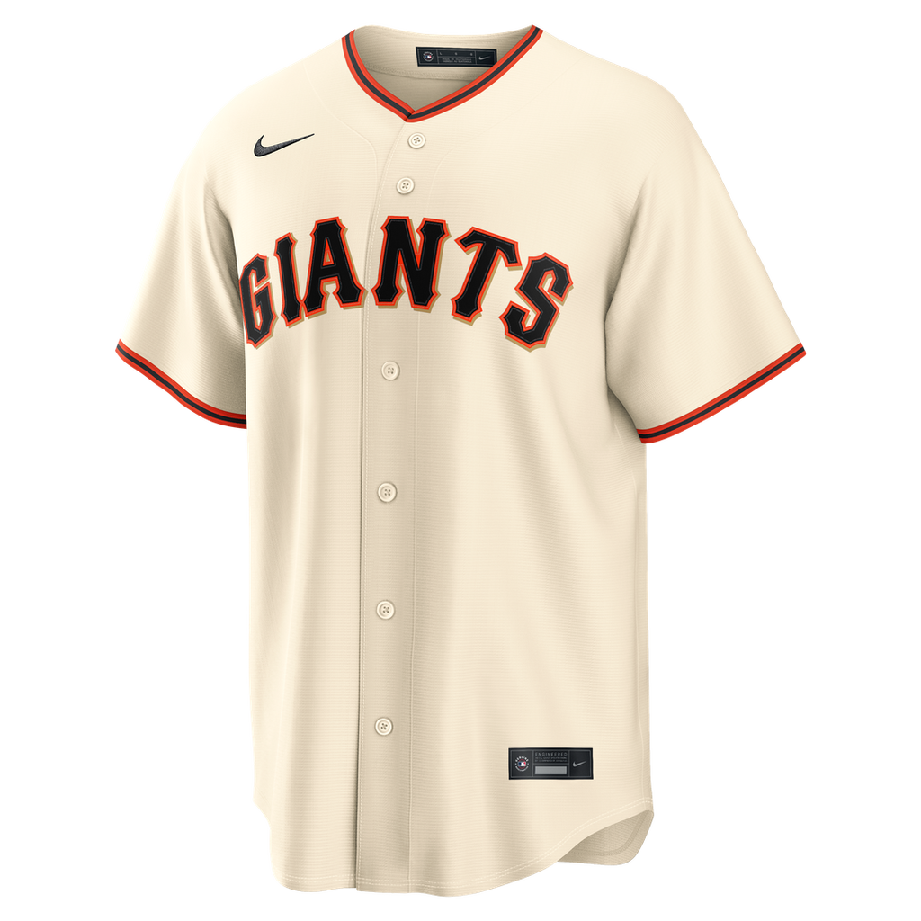 San Francisco Giants Nike Cream Replica Baseball Jersey