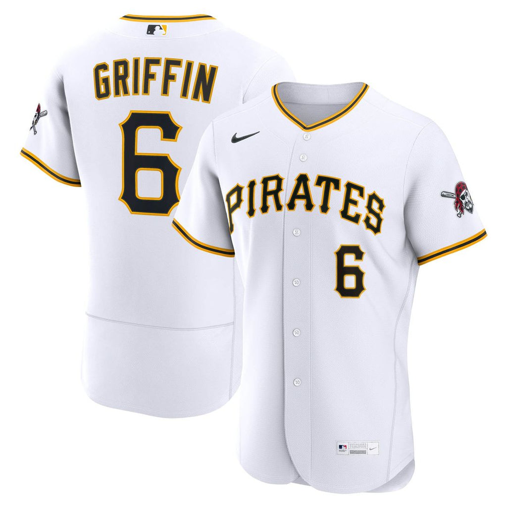 Pittsburgh Pirates Nike White Authentic MLB baseball jersey