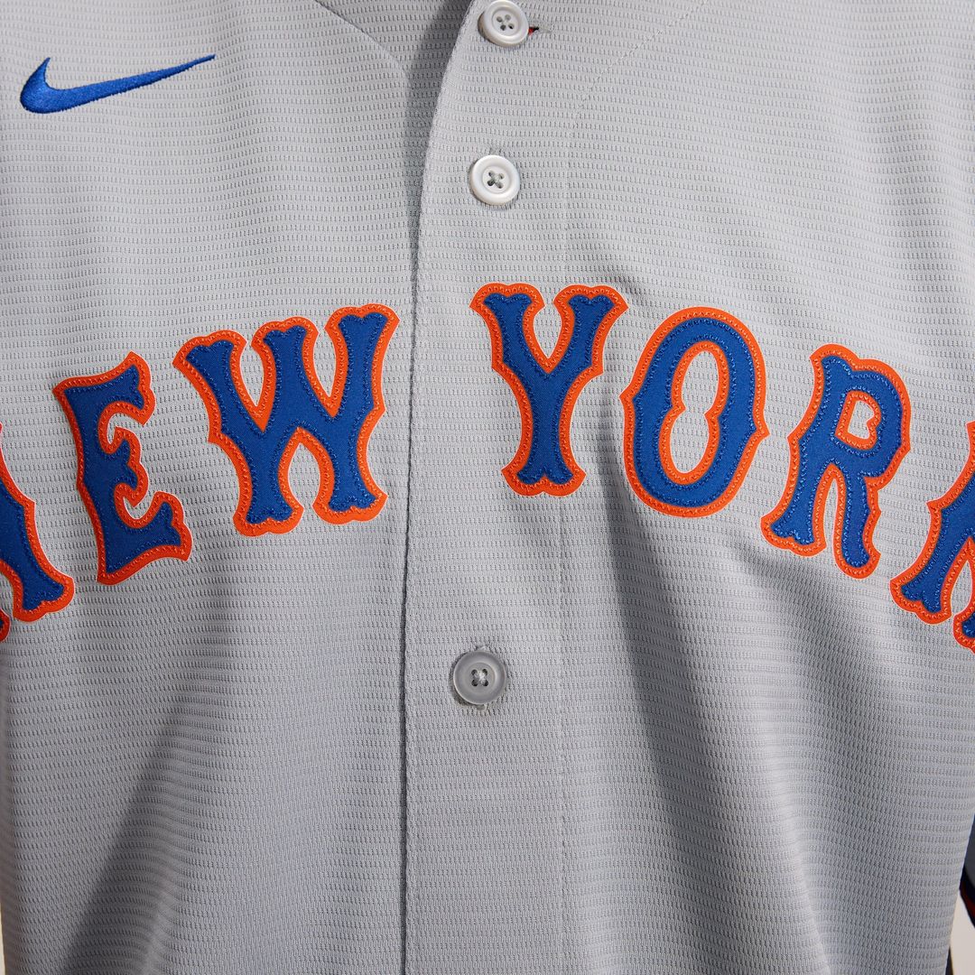 New York Mets Nike Gray Replica Baseball Jersey