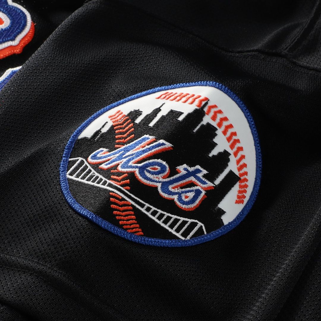 New York Mets Mitchell & Ness Black Authentic Baseball Jersey