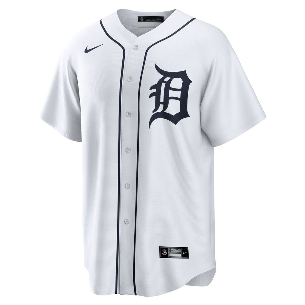 Detroit Tigers Nike White Replica Baseball Jersey
