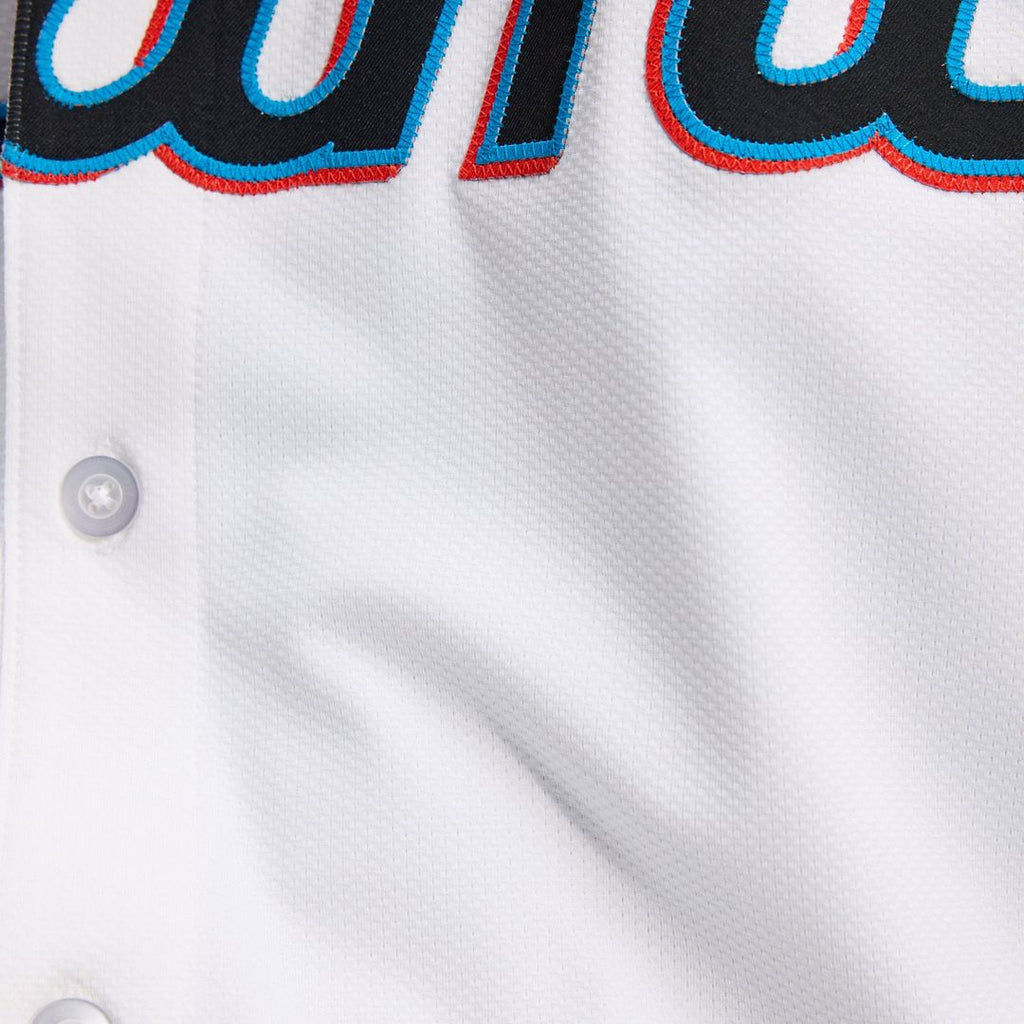 Miami Marlins Nike White Authentic Baseball Jersey