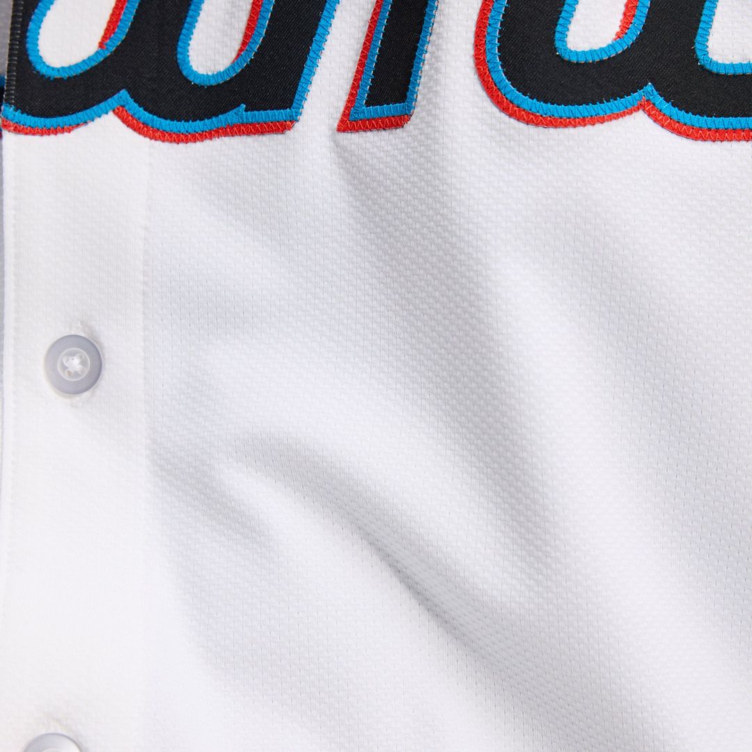 Miami Marlins Nike White Authentic Baseball Jersey