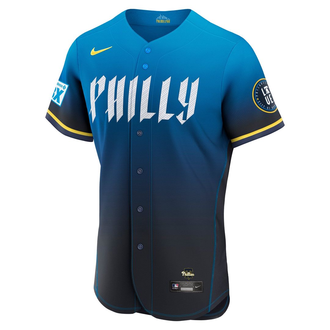 Philadelphia Phillies Nike Navy Authentic Baseball Jersey
