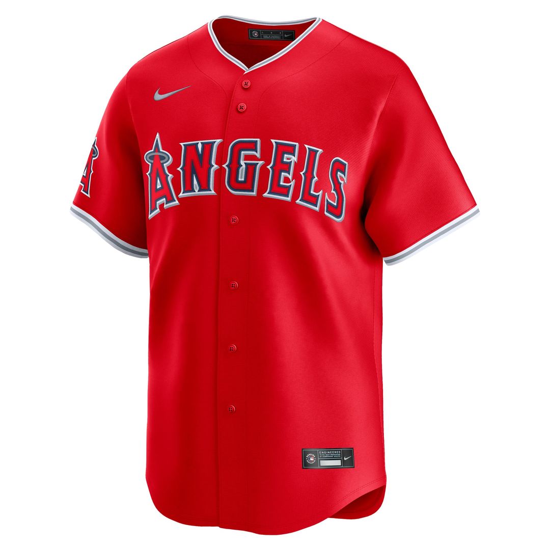 Los Angeles Angels Nike Red Authentic Baseball Jersey