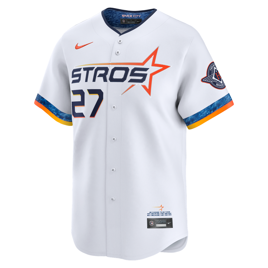 Houston Astros Nike White Baseball Jersey