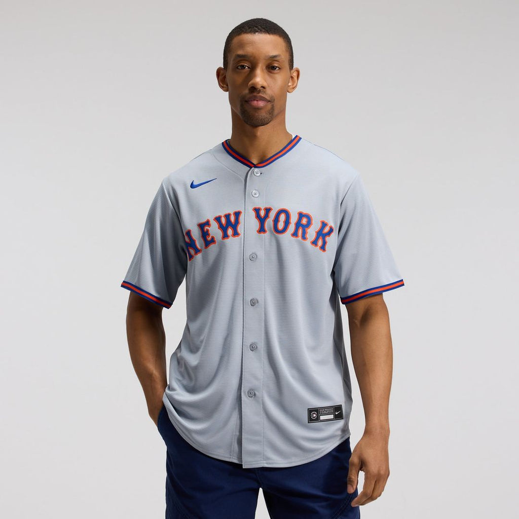 New York Mets Nike Gray Replica Baseball Jersey