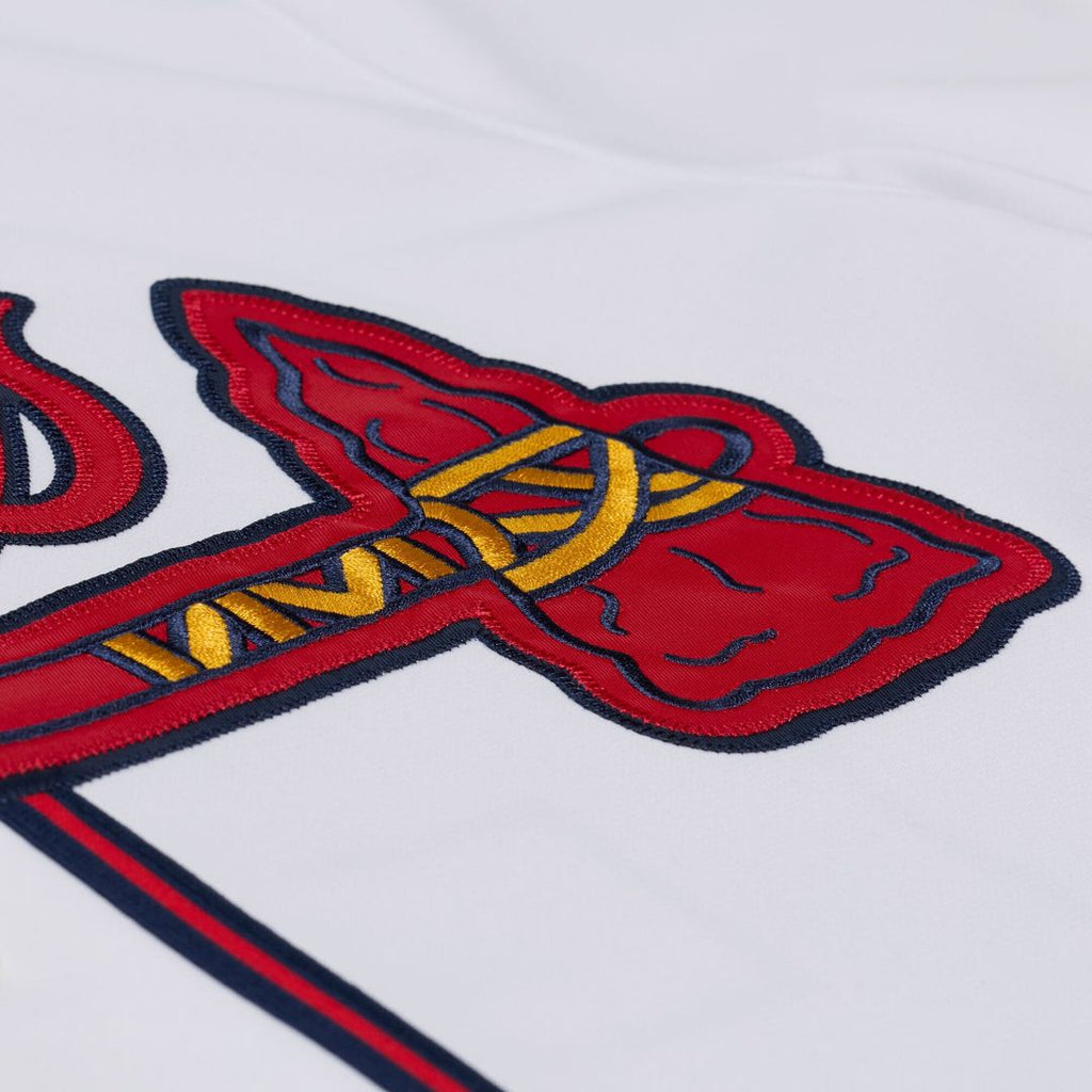 Atlanta Braves Mitchell & Ness White Authentic Baseball Jersey